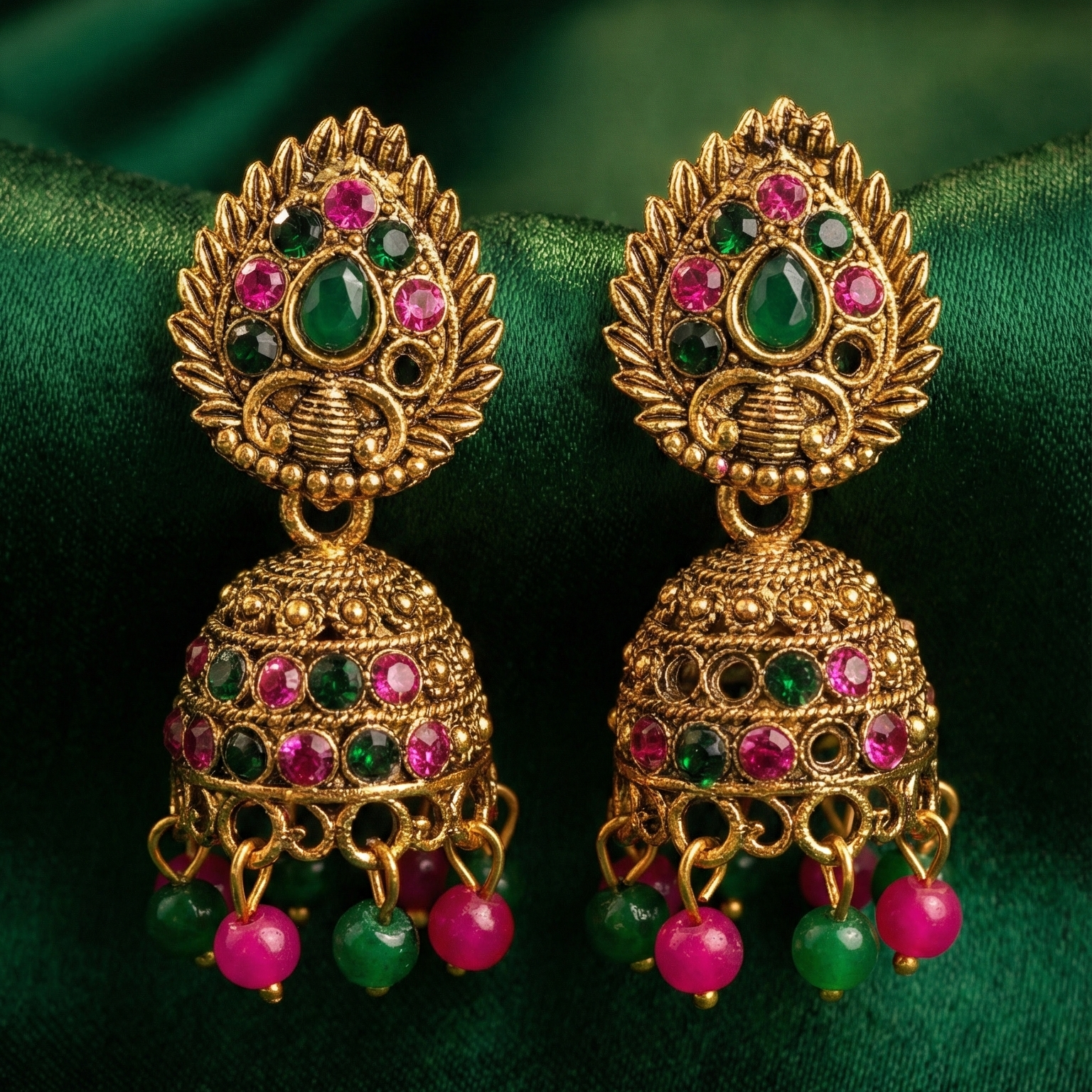 Nakhrewali Royal Peacock Earrings