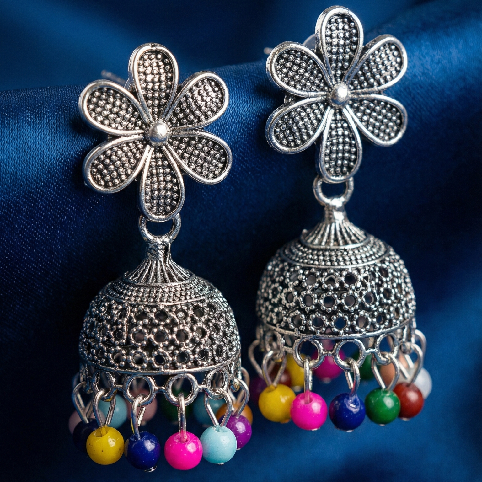 Nakhrewali Rangoli Drop Earrings